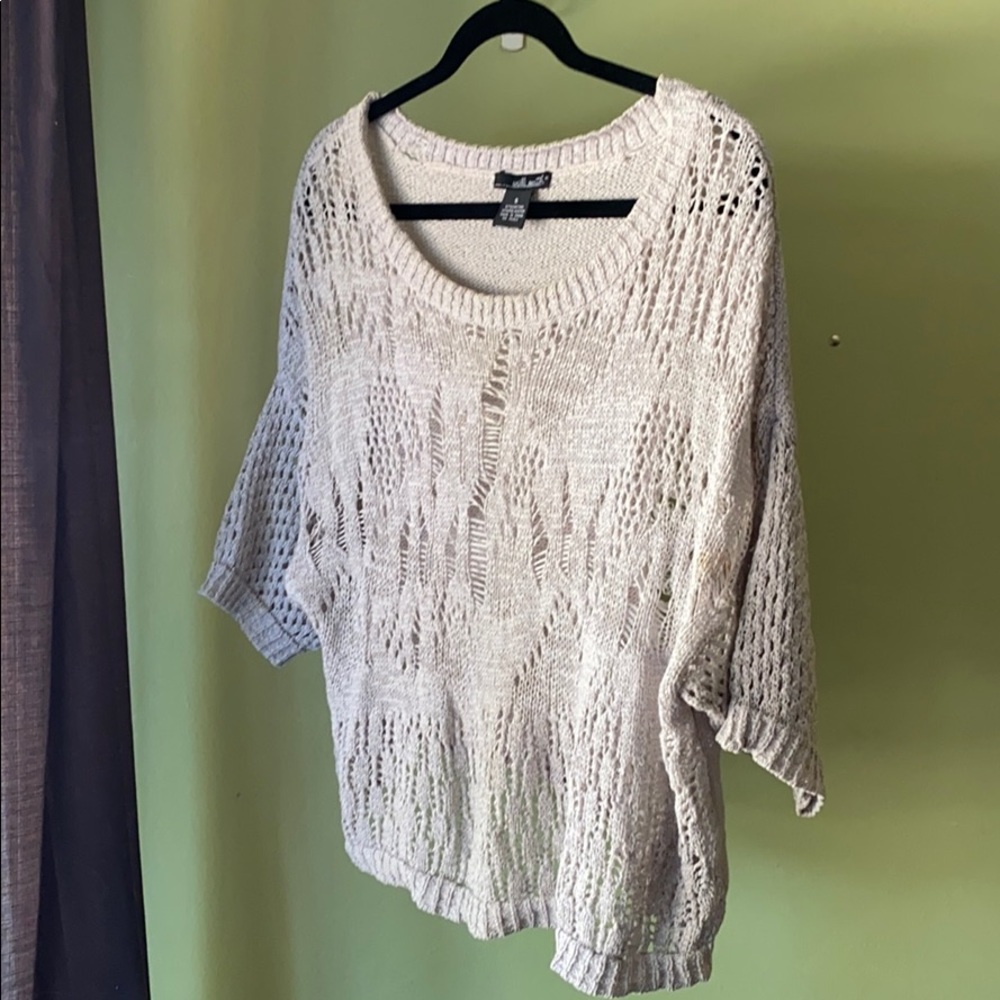 Loose crochet top